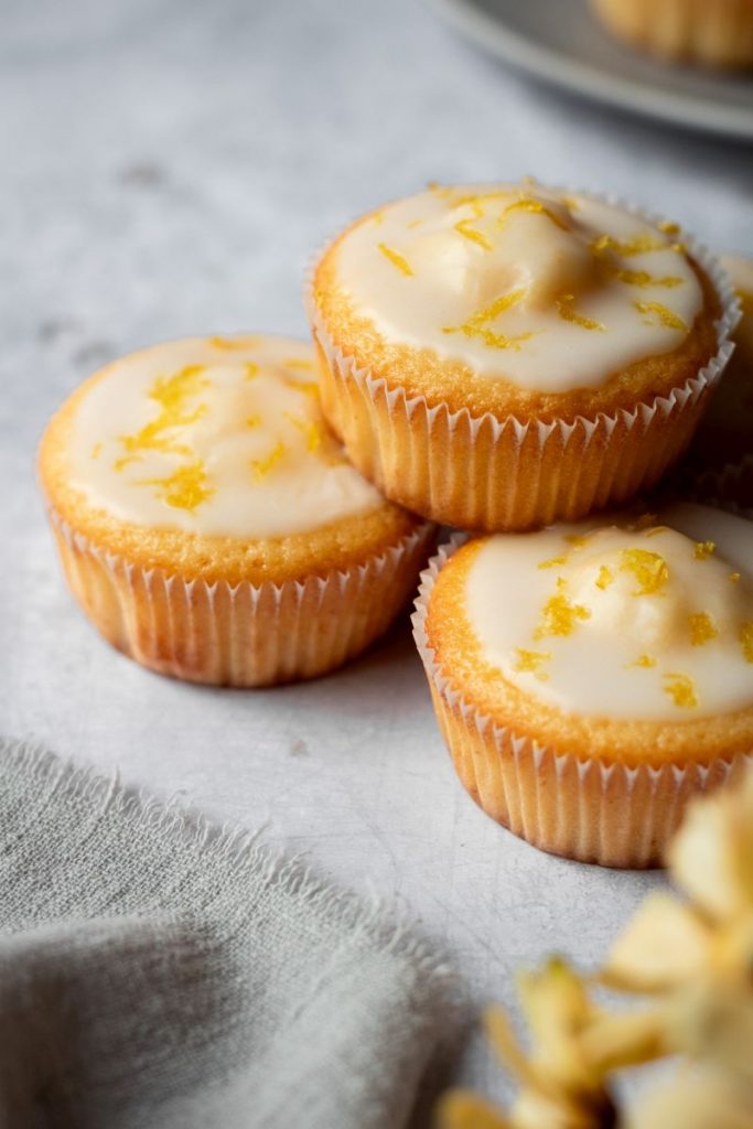 Saftige Zitronenmuffins mit Joghurt