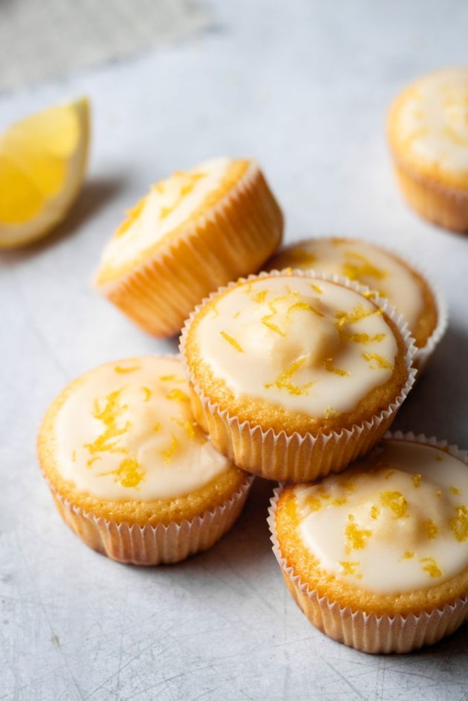 Saftige Zitronenmuffins mit Joghurt