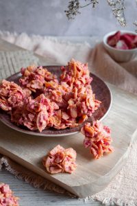 Schoko Crossis mit Erdbeeren und weißer Schokolade