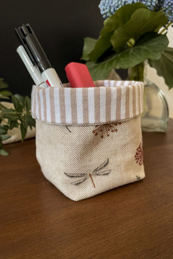 Utensilo selber genäht als Organisation für Stifte