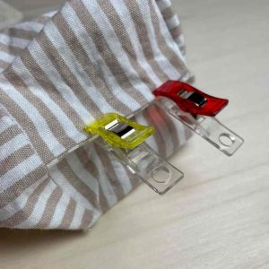 Wendeöffnung vom Utensilo mit Clips fixiert